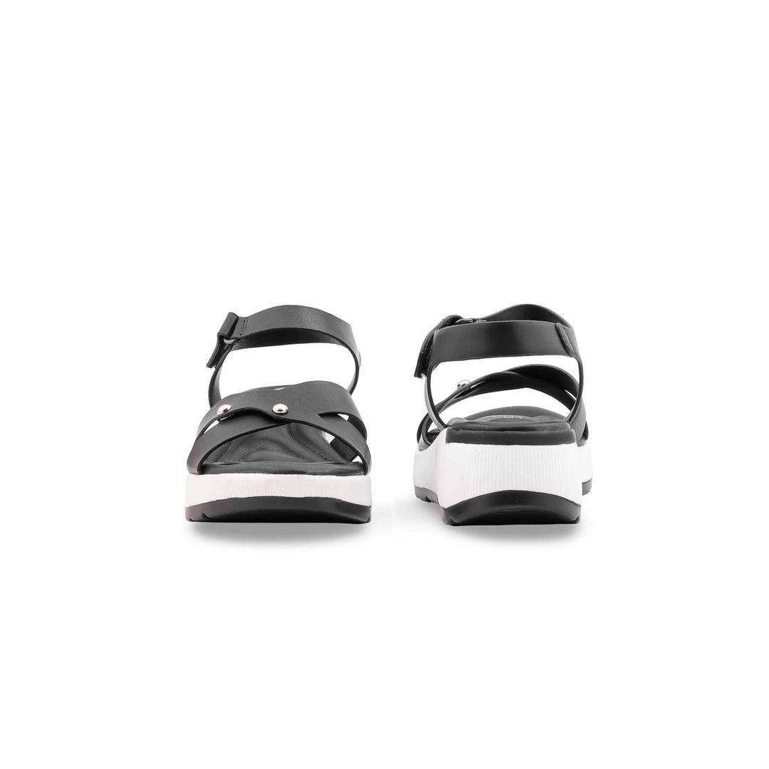 Black Formal Sandal For Ladies PU0865