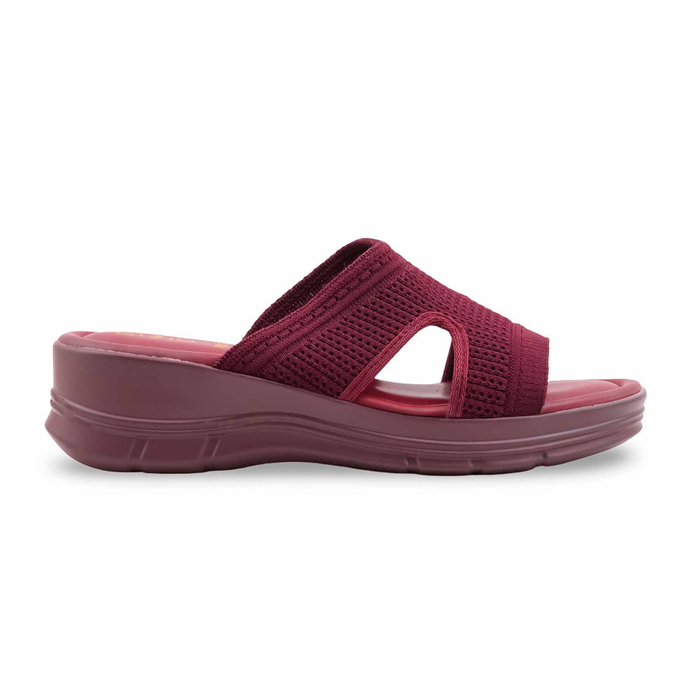 Maroon Formal Slipper For Women PU0872