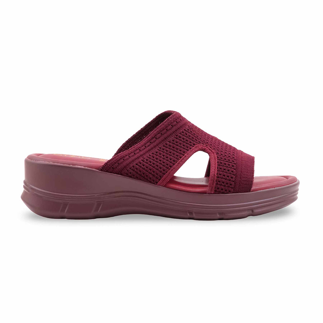 Maroon Formal Slipper For Women PU0872