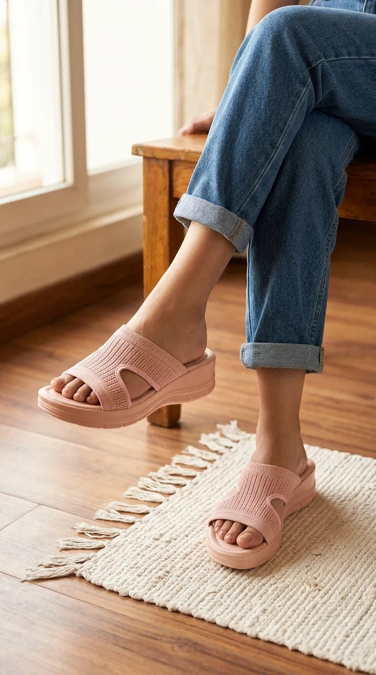 Pink Formal Slipper For Women PU0872