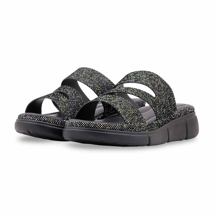 Blue Formal Slipper For Ladies PU0873