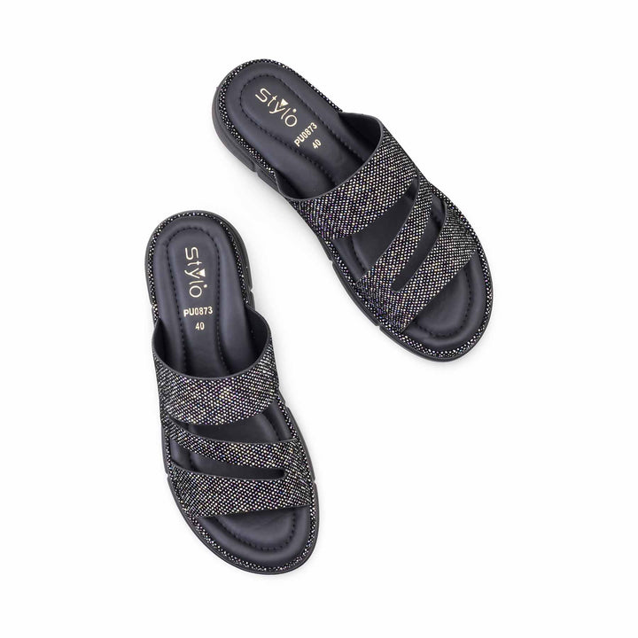 Blue Formal Slipper For Ladies PU0873