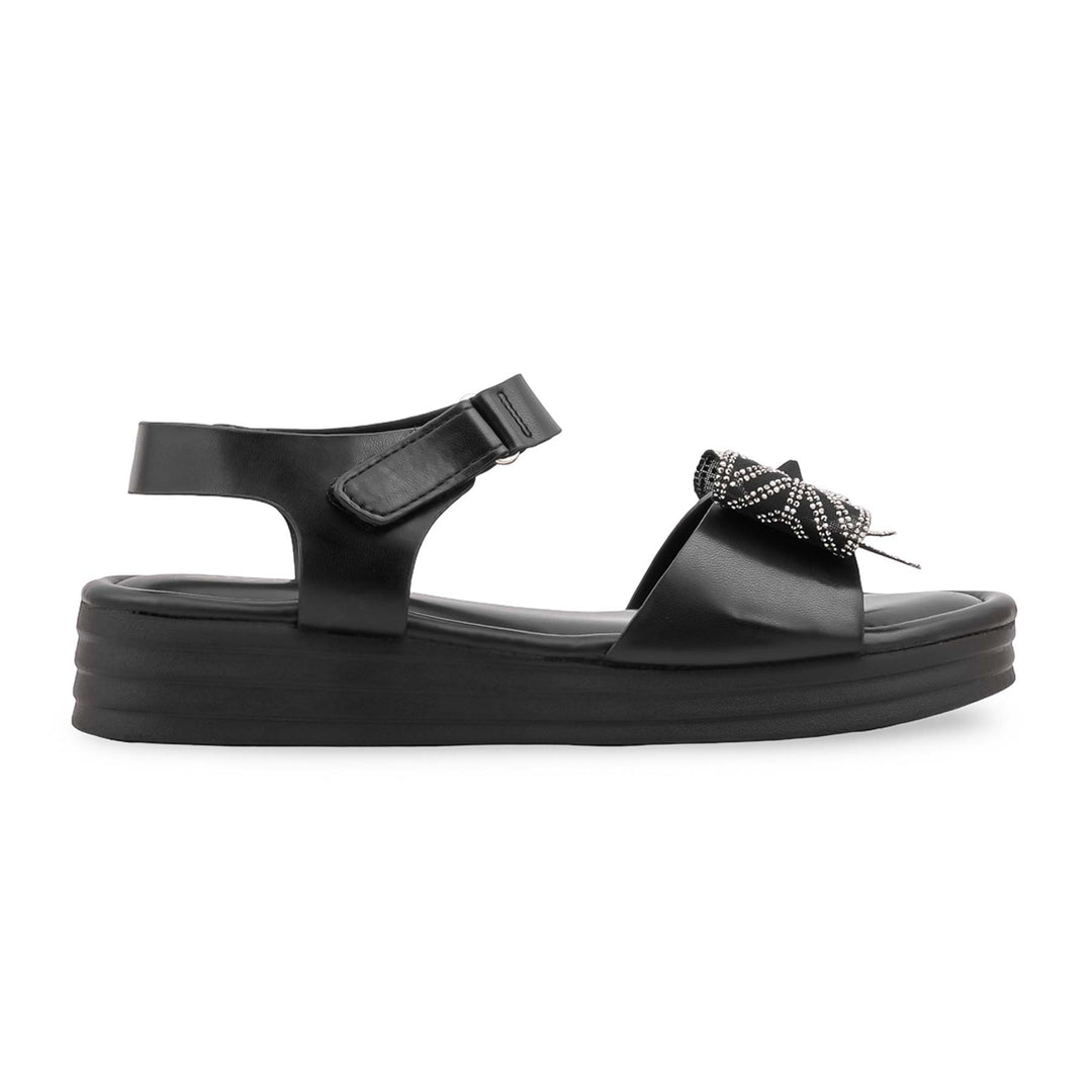 Black Formal Sandal For Women PU0876