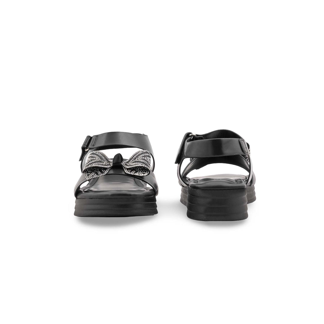 Black Formal Sandal For Women PU0876