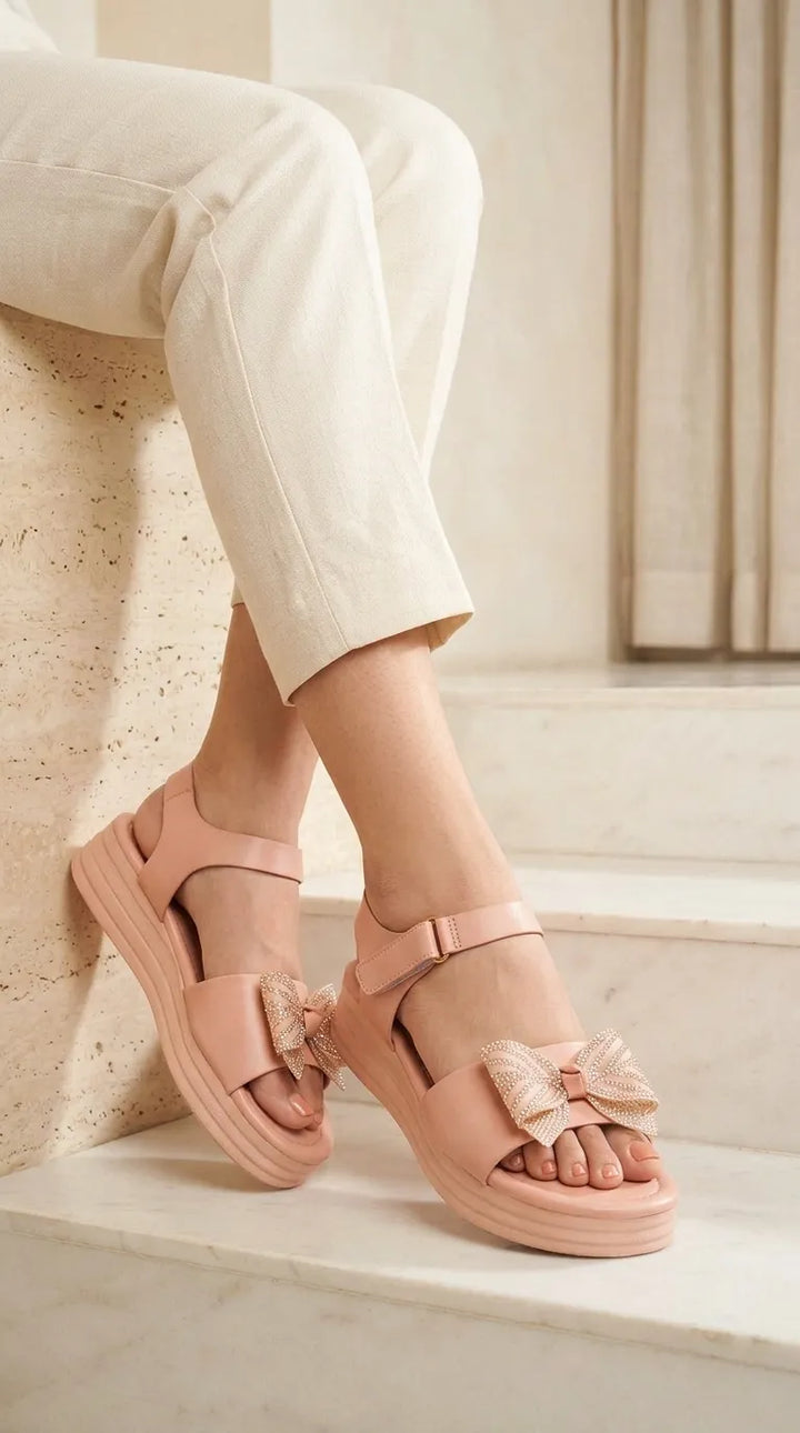 Pink Formal Sandal For Women PU0876
