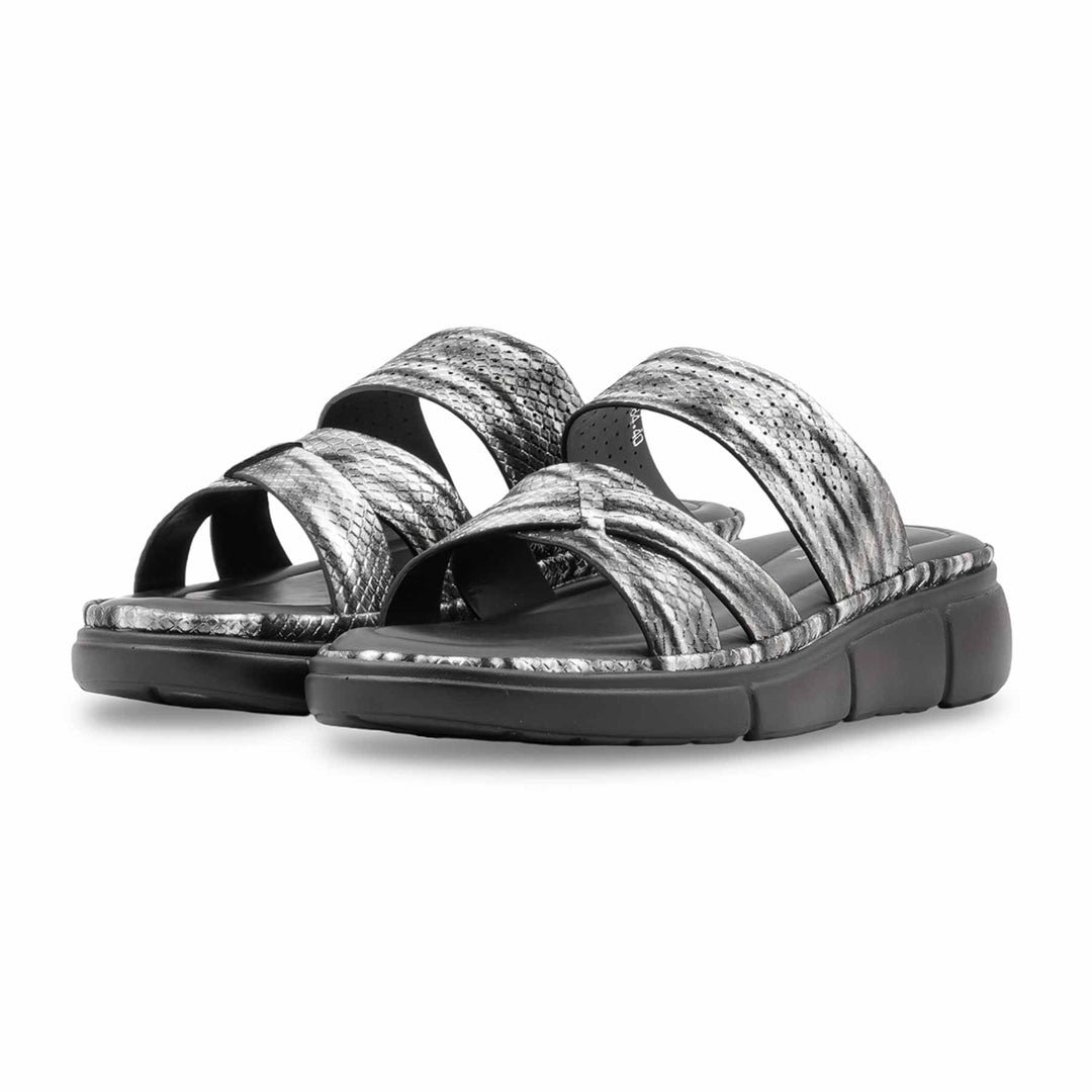 Black Formal Slipper For Ladies PU0884