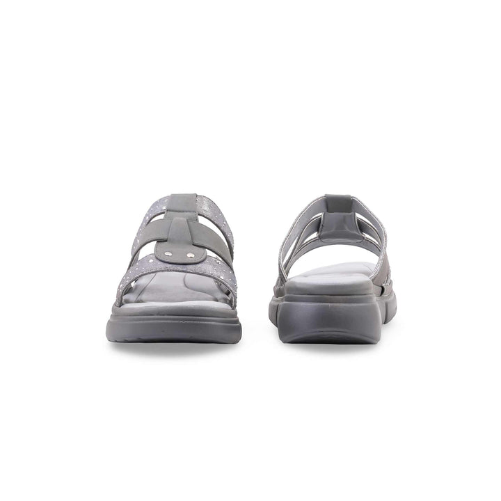 Grey Formal Slipper For Women PU0886