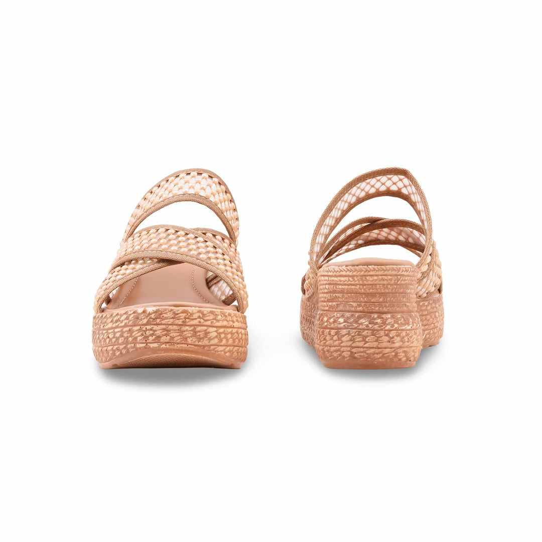 Beige Formal Slipper For Ladies PU0889