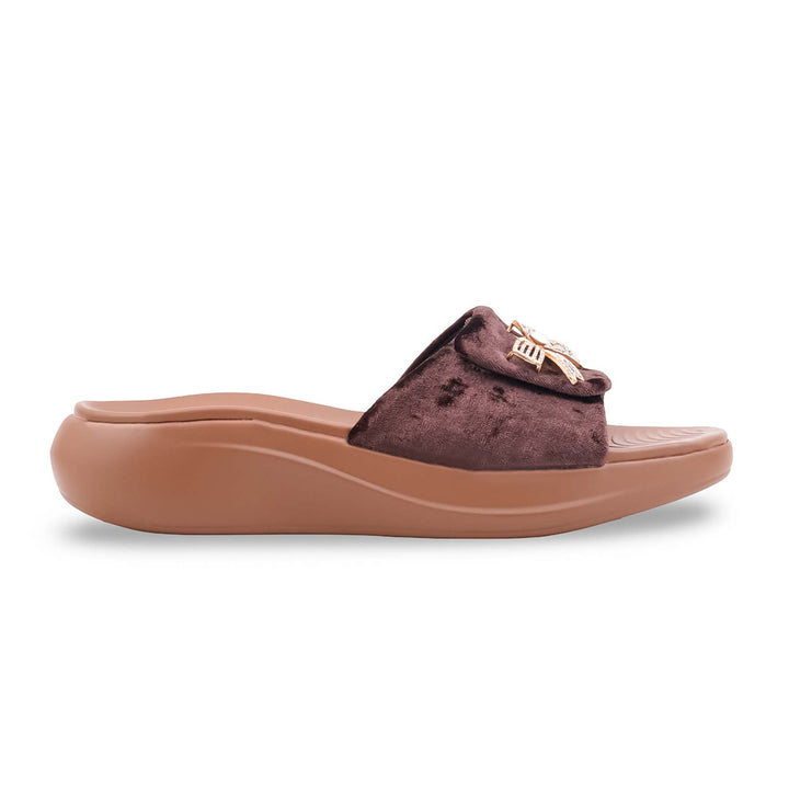 Brown Formal Women Slipper PU0890