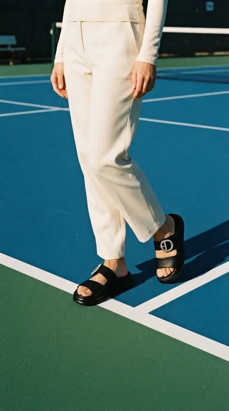 Black Formal Slipper For Women PU0893