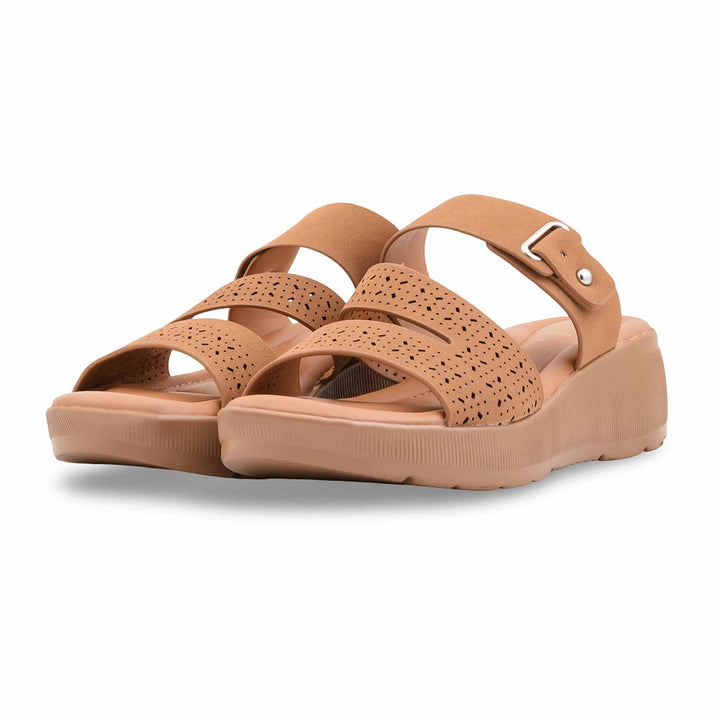 Beige Formal Slipper For Women PU0895