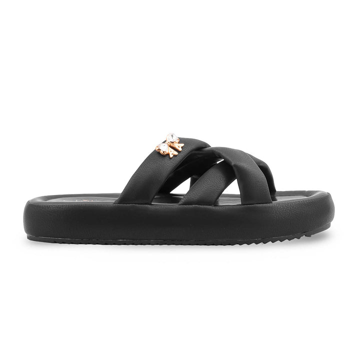 Black Formal Women Slipper PU0900