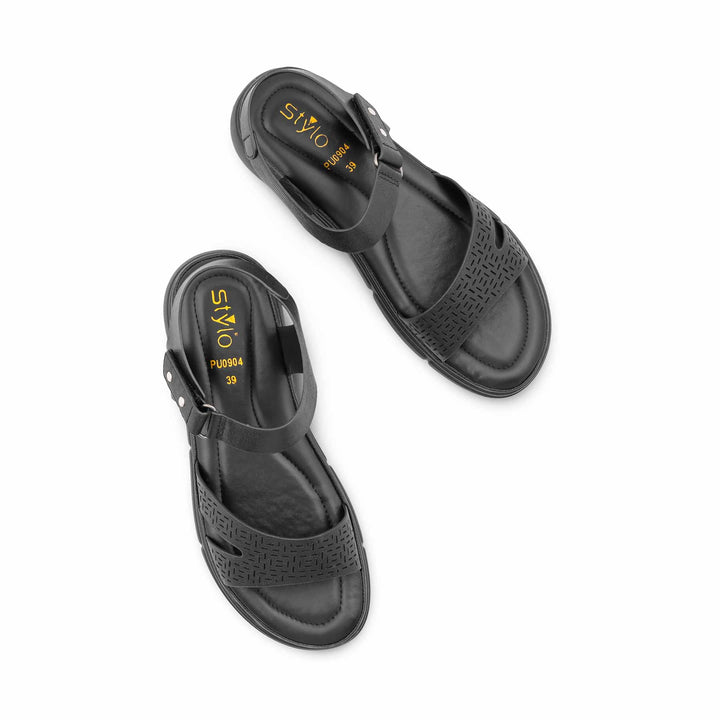 Black Formal Sandal For Women PU0904