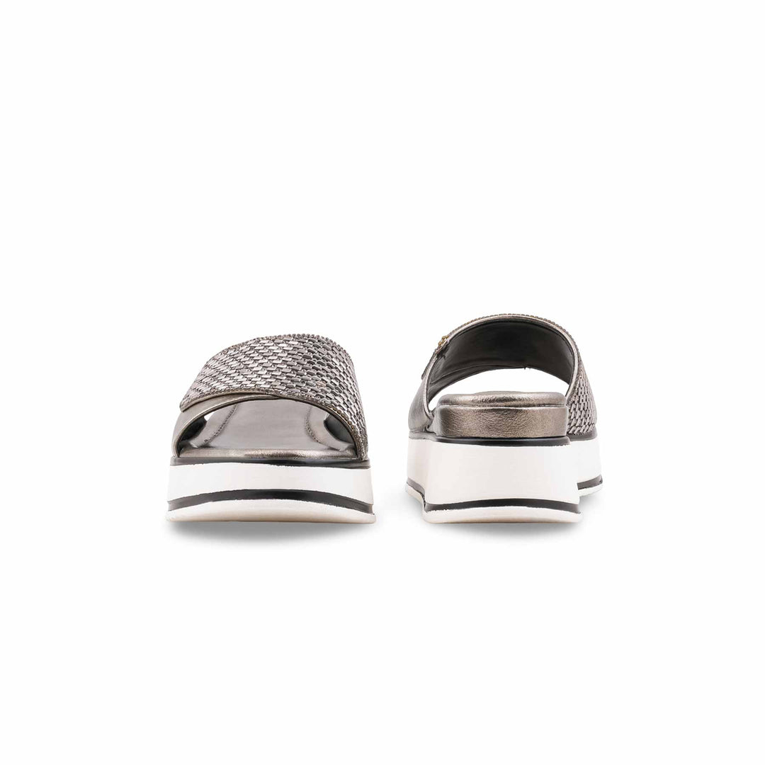 Grey Formal Slipper For Women PU0913