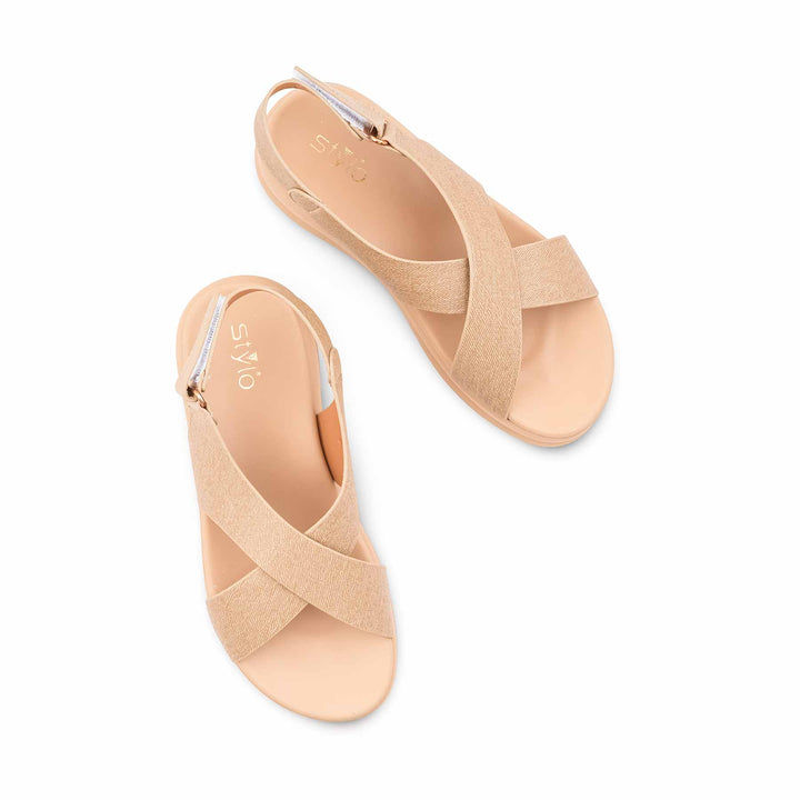 Beige Formal Sandal For Women PU0917