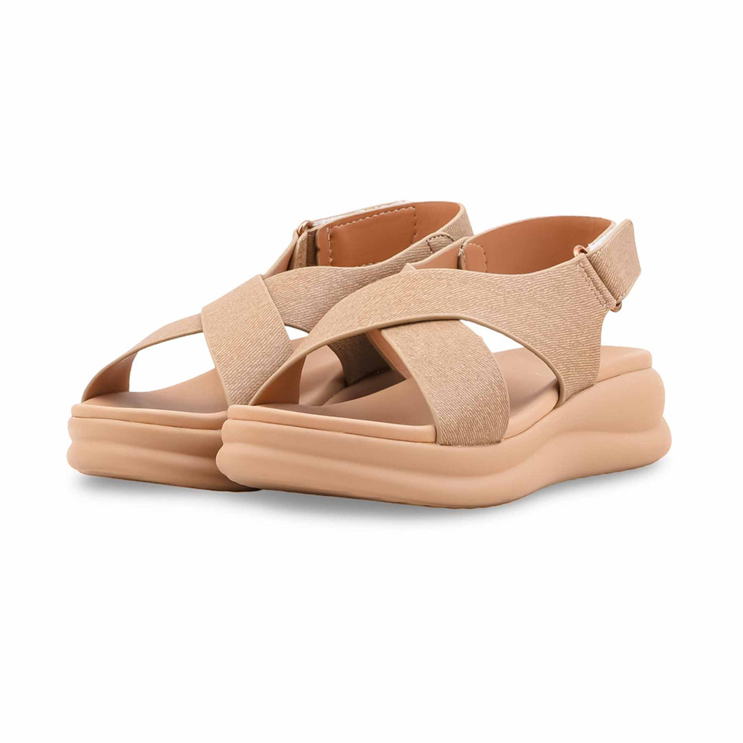 Beige Formal Sandal For Women PU0917