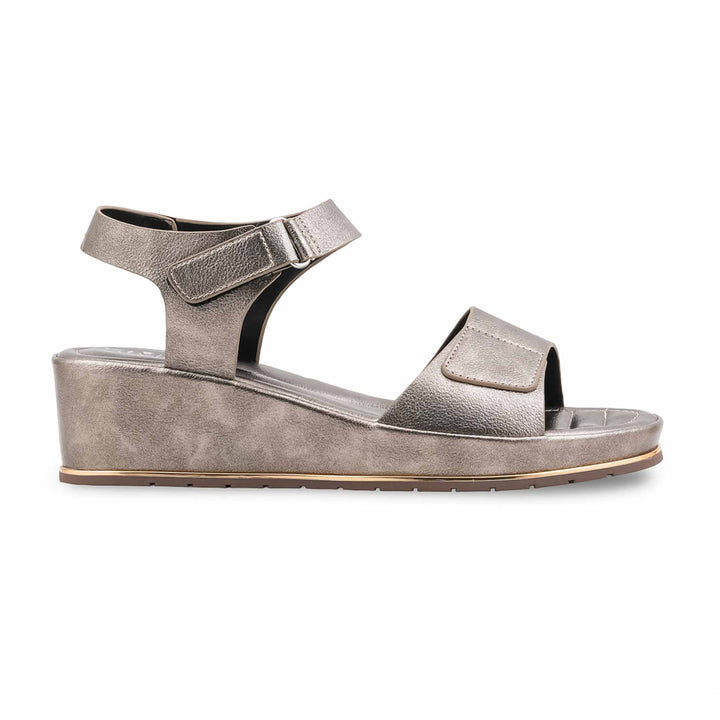 Grey Formal Sandal For Women PU0920