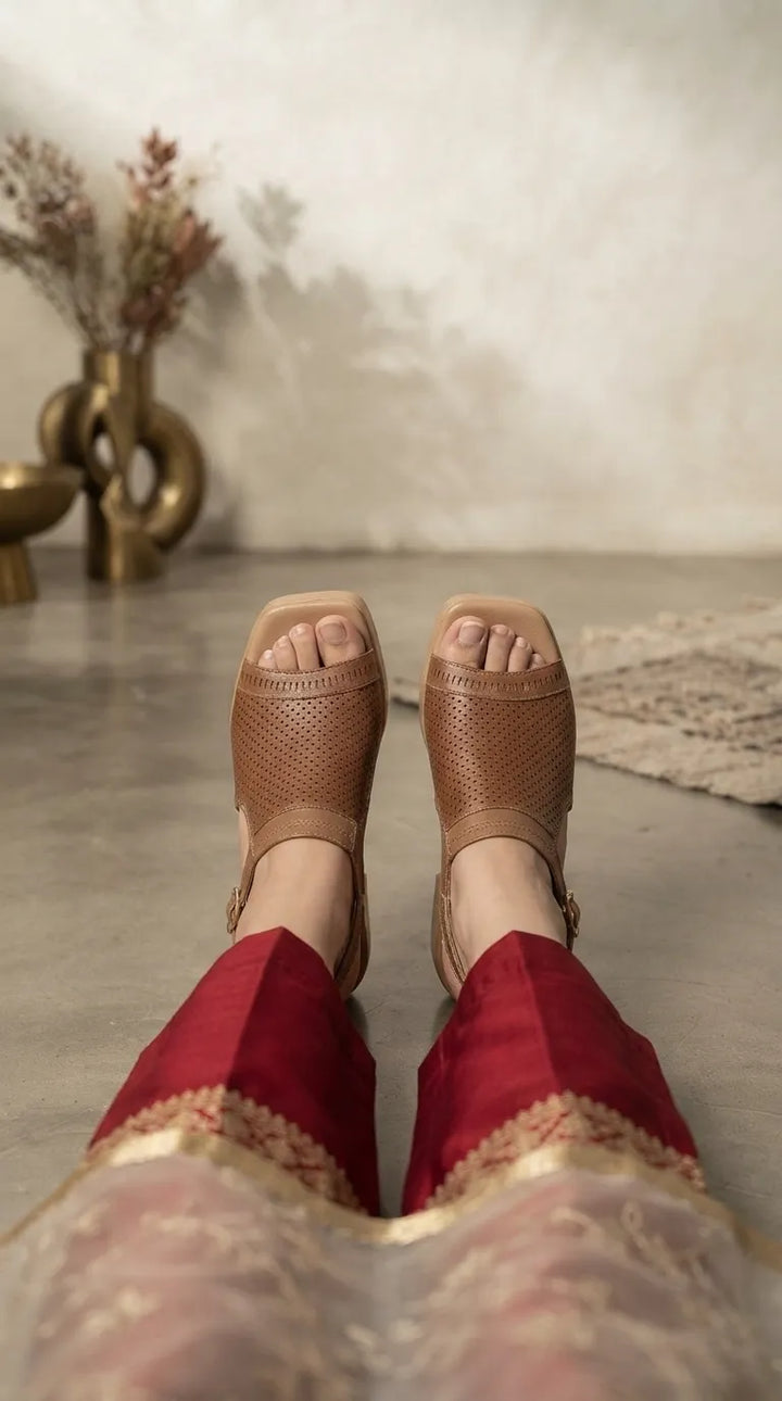 Beige Formal Sandal For Women PU0924