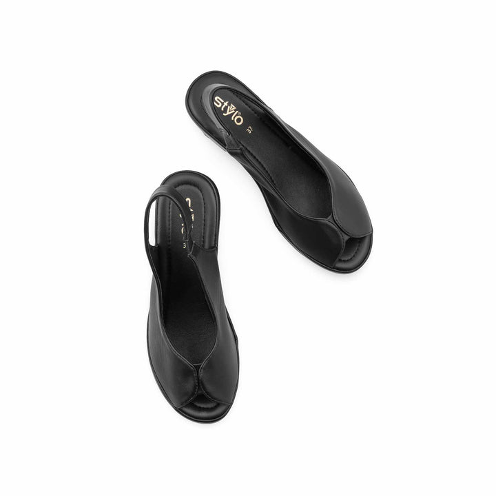 Black Formal Slipper For Women PU0947