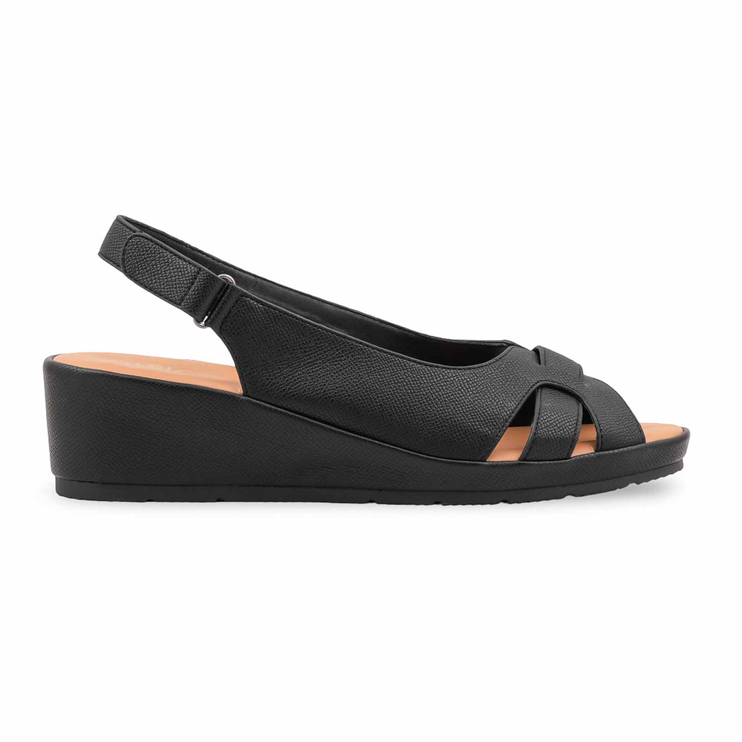 Black Formal Slipper For Women PU0948