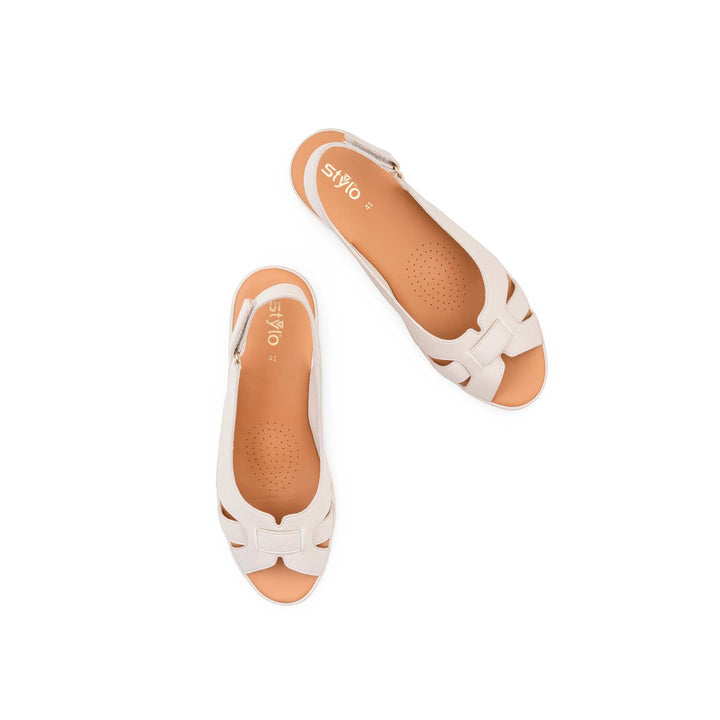 Beige Formal Slipper For Women PU0948