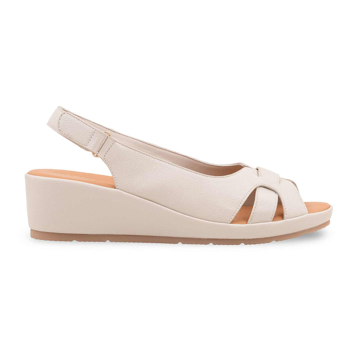 Beige Formal Slipper For Women PU0948