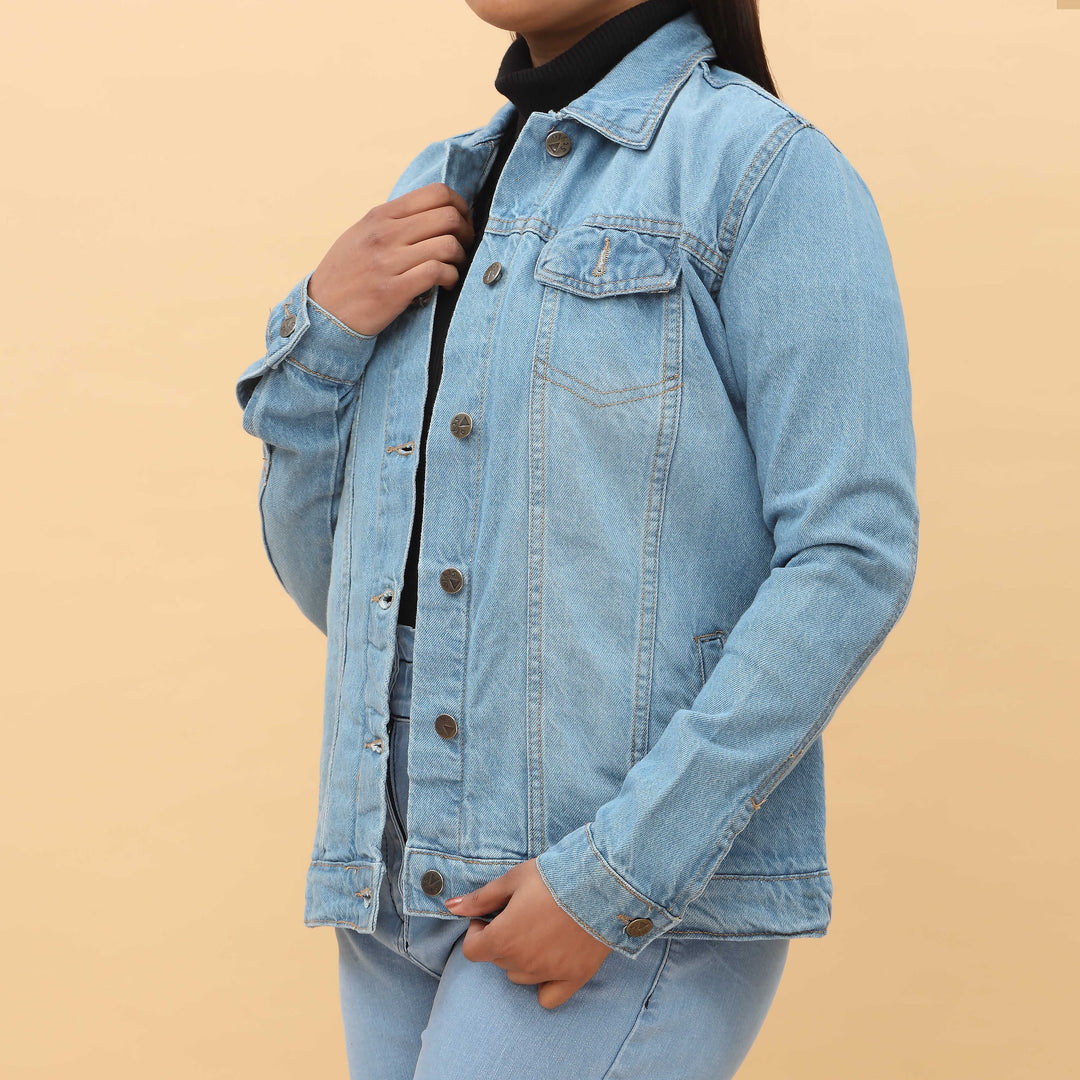 Sky Blue Denim Jacket PW4290