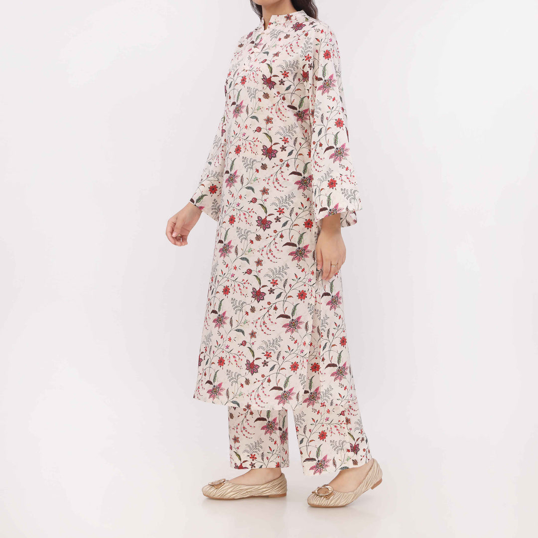 2PC Digital Printed Cotton Cambric Co-Ord Set PW5033