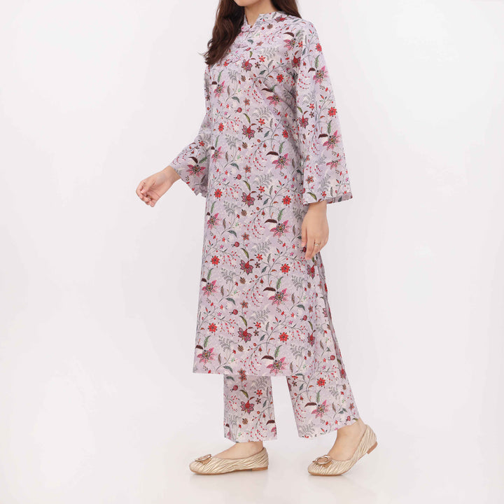 2PC Digital Printed Cotton Cambric Co-Ord Set PW5034