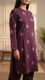 Maroon Printed Slub Khaddar Shirt PW5035