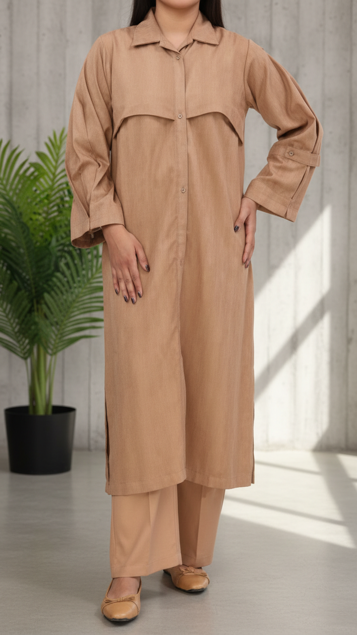2PC- Dobby Cotton Suit PW5058