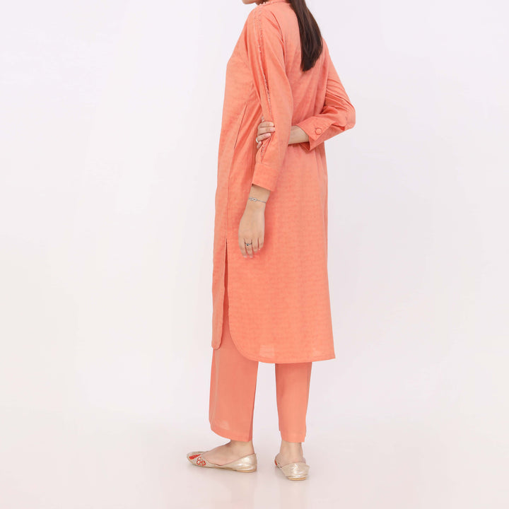 2PC Dyed Dobby Suit