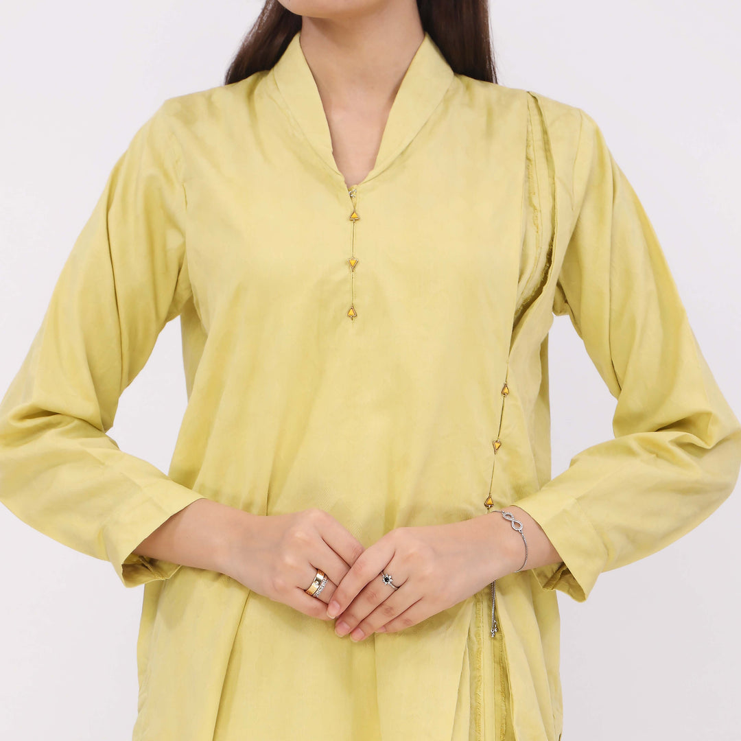 2PC Dyed Dobby Suit