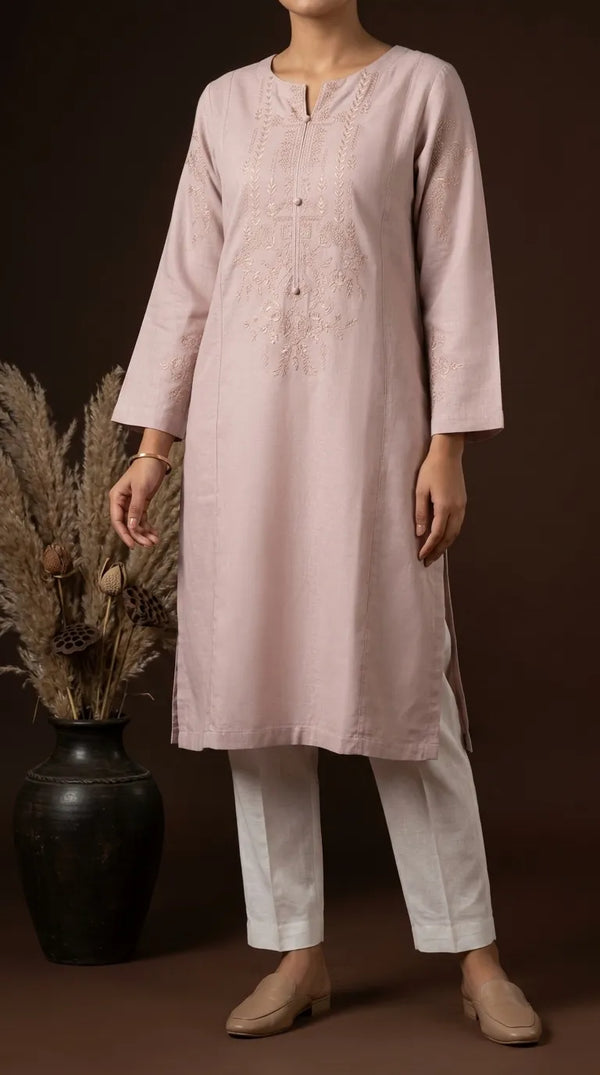 Embellished Karandi Shirt PW507618
