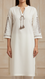 Off/White Embroidered Lawn Karandi Shirt PW5077