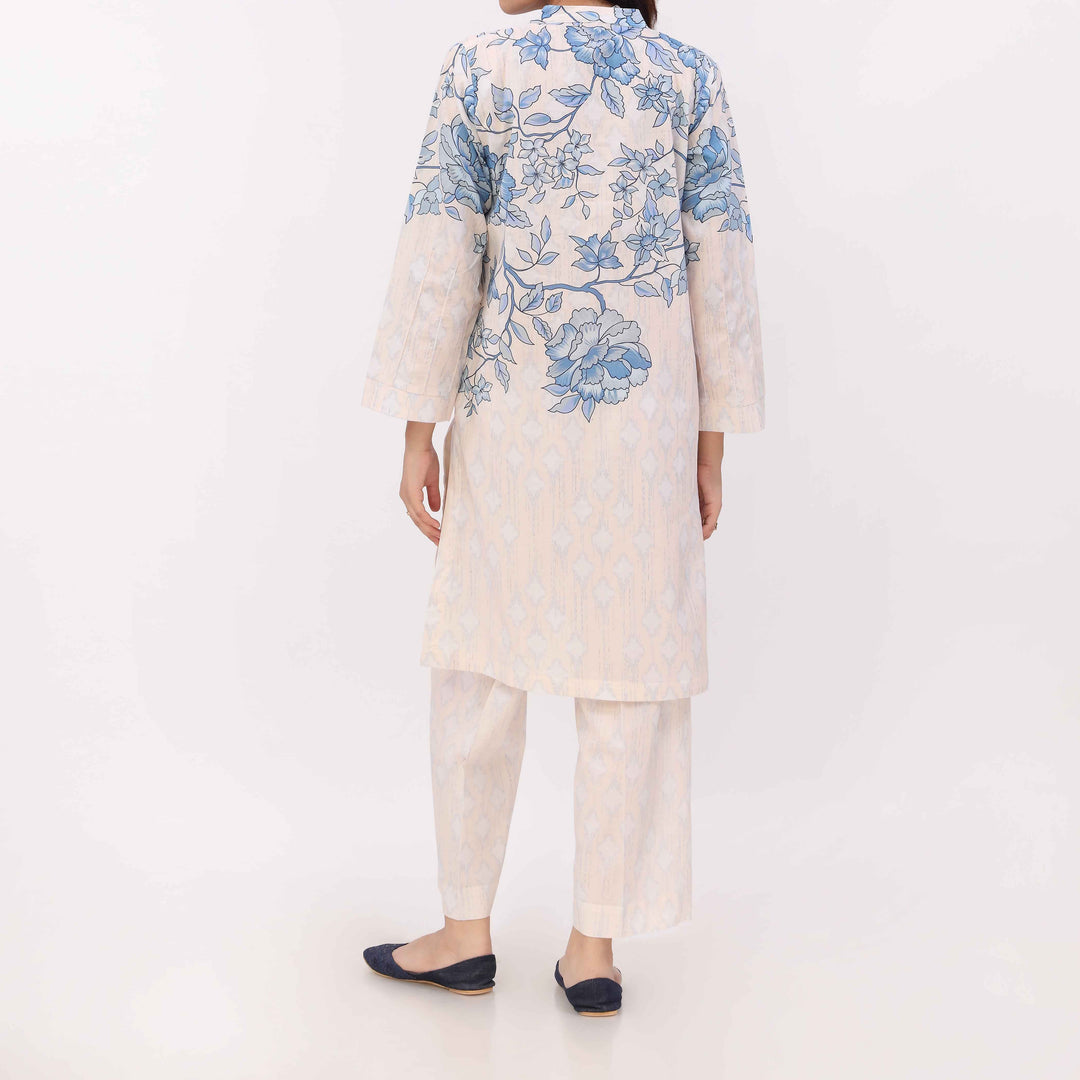 2PC Digital Printed Cotton Cambric Co-Ord Set PW5103