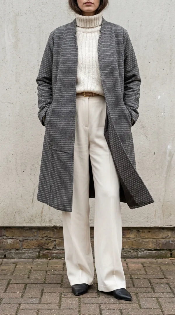 Brown Wool Coat PW516002
