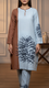Orange Digital Printed Slub Khaddar Shirt PW5289