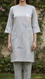 Grey Digital Printed Shamouse Silk Shirt PW5322