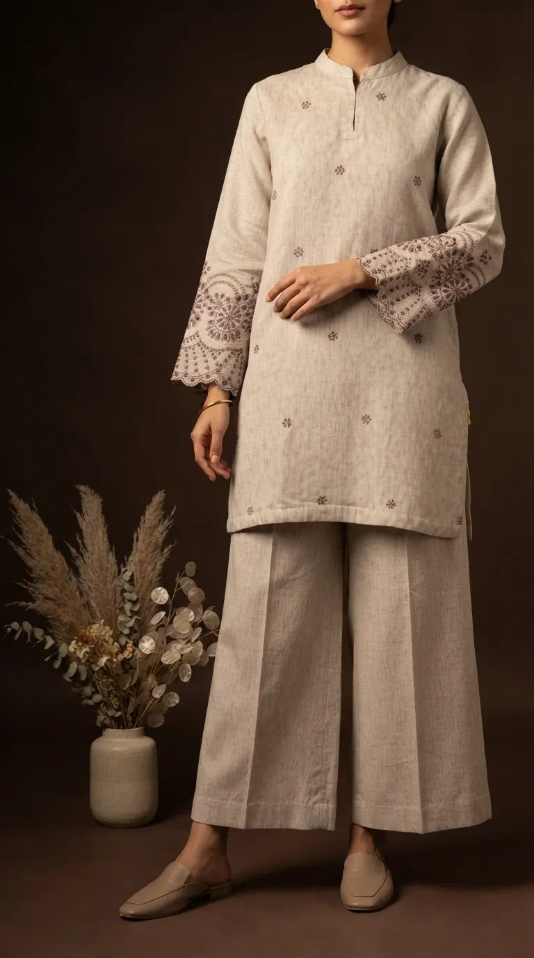 2 PC Embellished Suit PW540561