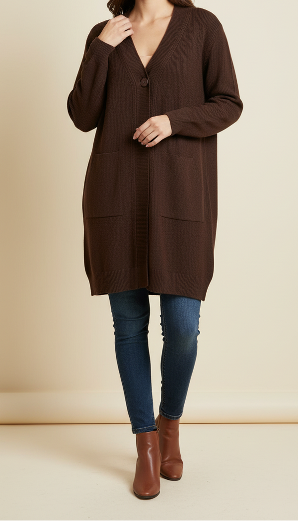 Brown Winter Sweater PW5502