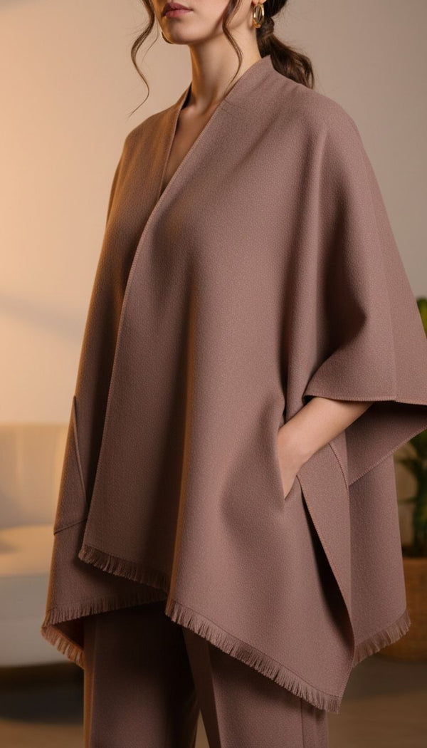 Brown Cape Shawl PW5604