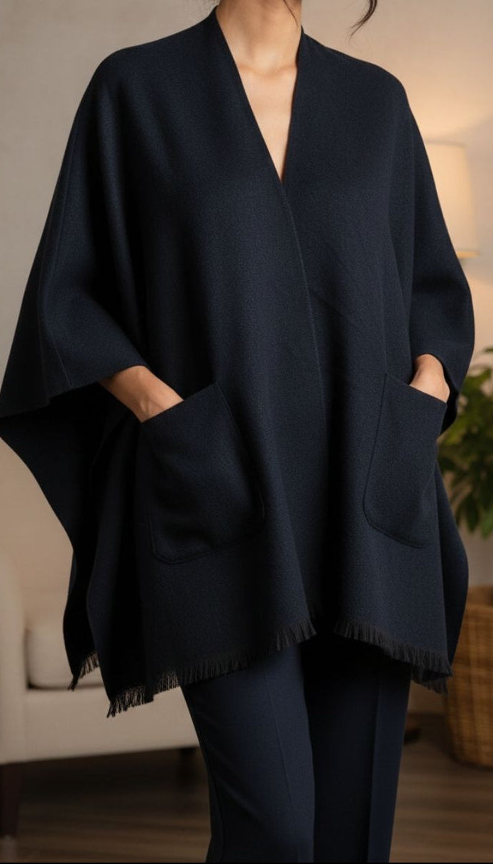 Black Cape Shawl PW5608