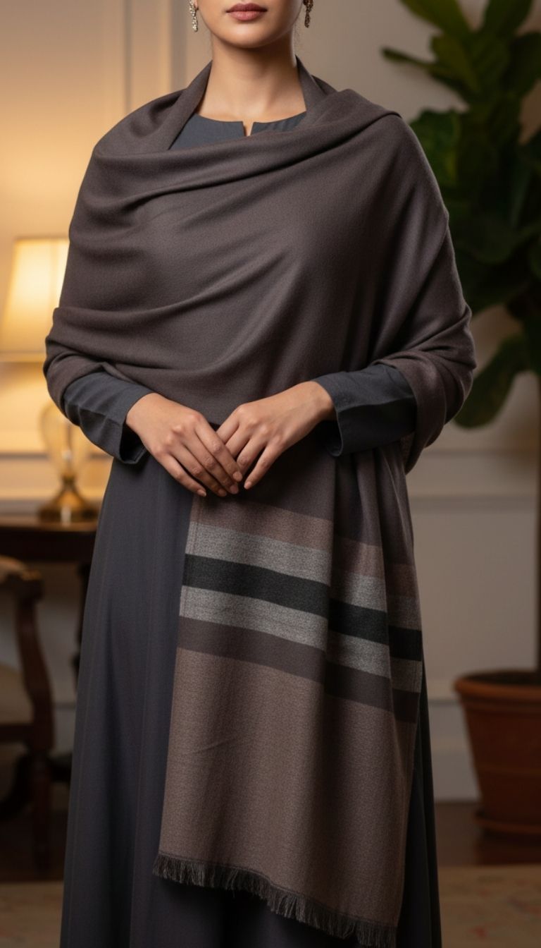 Brown Winter Shawl PW5705