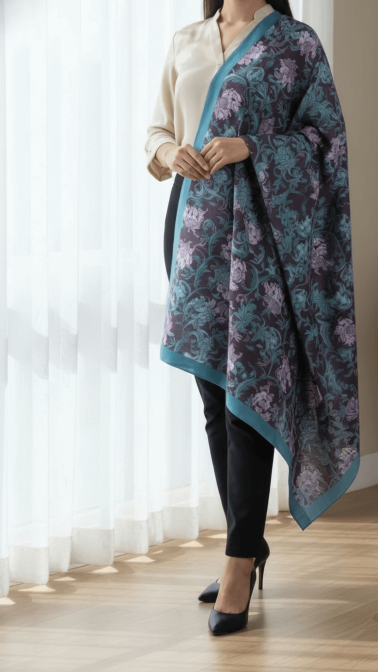 Brown Winter Shawl PW5737