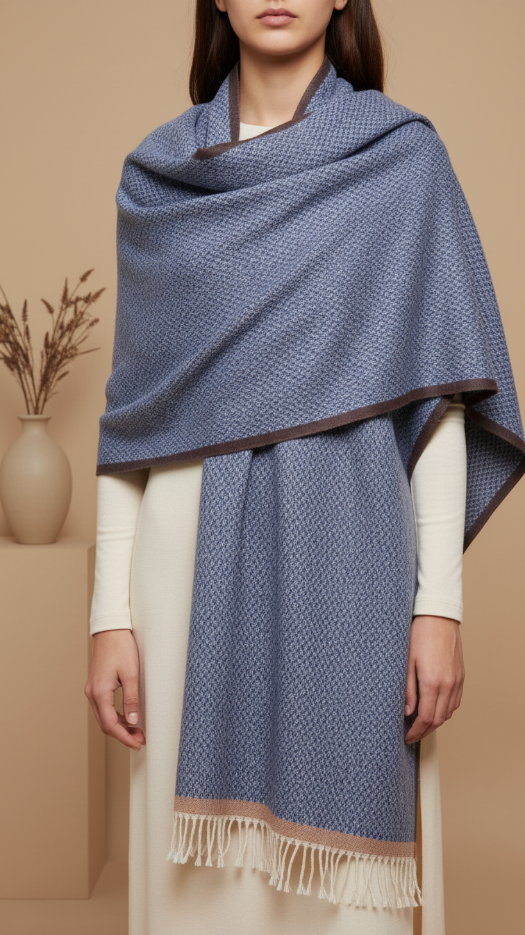 Navy Winter Stole PW5748