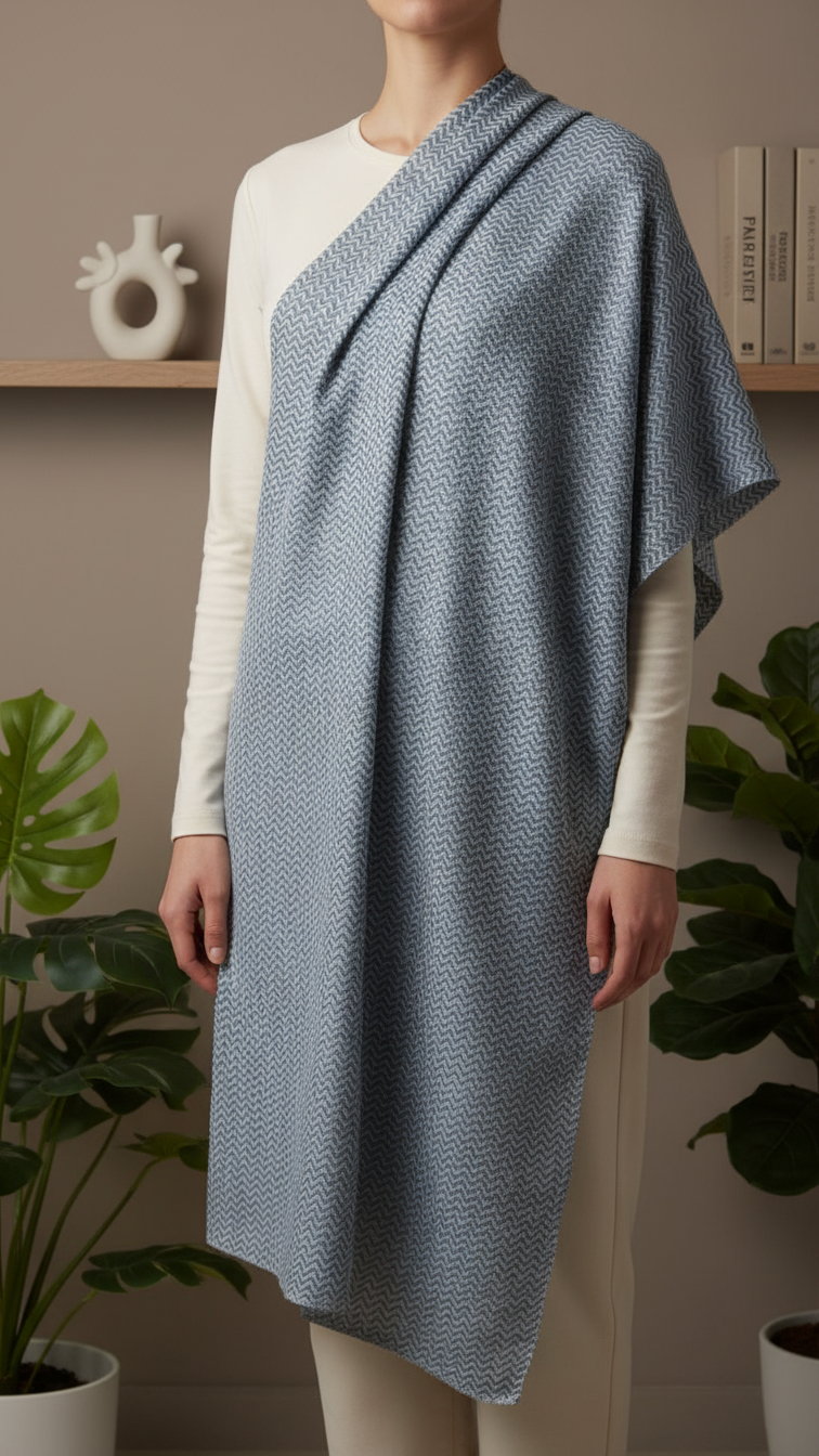 Grey Winter Stole PW5758
