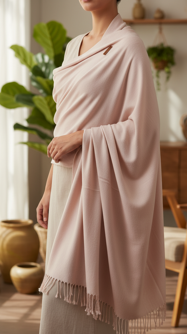Beige Winter Stole PW5760