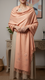 Peach Winter Stole PW5764