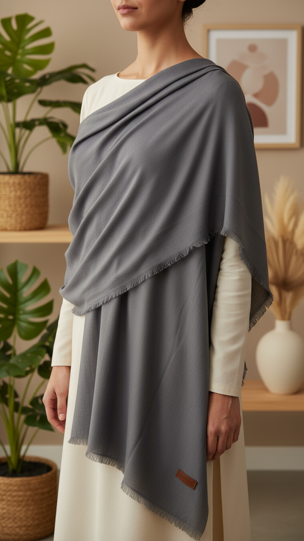 Grey Winter Stole PW5767